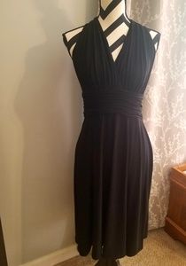 Evan Picone black evening dress